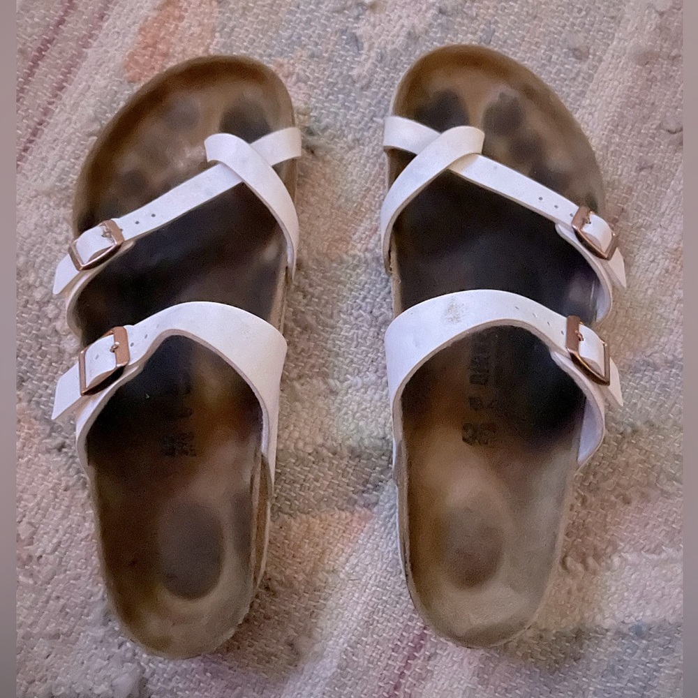 Birkenstock sandals. Size 43 / size 11 white